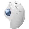 Logitech Ergo M575S Wireless Trackball Mouse, Black/Blue Ball Off White