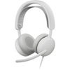 Logitech Zone Wired 2 Active Noise Cancelling Closed-Back On-Ear Stereo Headset for Business, Microsoft Teams Certified Off-White
