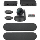 Logitech Rally Plus UHD 4K Conference Camera System, Dual-Speakers, Mic Pods Set