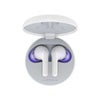 LG HBS-FN6 TONE Free Wireless In-Ear Stereo Earbuds with UVnano Charging Case, Black White