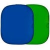 Manfrotto 5x6' Chromakey Collapsible Background, Blue/Green Chroma Blue/Green