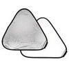 Manfrotto 48" TriGrip Collapsable Triangular Reflector, Built-In Handle, Silver/White Silver/White