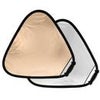 Manfrotto 30" TriGrip Collapsible Triangular 2-Stop Diffuser Silver/Sunfire