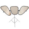 Manfrotto Triflector MKII Reflector Panels, Silver/White Silver/Sunfire