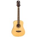 Luna Safari Muse Travel Spruce Acoustic Guitar with Gigbag, Satin Natural