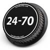 LenzBuddy Rear Lens Cap for Canon 24-70mm (Black & White) Black