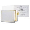TAP 11x8.5" Certificate Folder Frame, Blue with Gold Foil, 25-Pack White