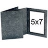 TAP Avanti Folder Frame for 5x7" Photo, Black Marble with Gold Foil, 25-Pack Black