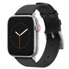Moment Thin Leather Strap for Apple Watch 38/40/41mm, Antique Cognac Black