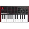 Akai MPK Mini MK3 25-Key MIDI Controller, White Black & Red