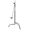 Matthews 40" Century C Stand with 10.5' Spring Loaded Base, Grip Head and Arm Kit, 22lbs Maximum Load Capacity, Silver Chrome