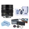 Mitakon Zhongyi Speedmaster 35mm f/0.95 Mark II Lens for Canon EF-M, Black, Bundle with 55mm Digital Essentials Filter Kit, Cleaning Kit and Cleaning Cloth Black