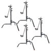 Matthews 20" C+ Stand with Turtle Base and Grip Head and Arm, Chrome, 4-Pack Chrome