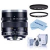 Mitakon Zhongyi Speedmaster 17mm f/0.95 Lens for Micro Four Thirds, Black, Bundle with Hoya 58mm UV and CPL Filters Black