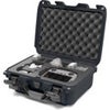 Nanuk 915 Waterproof Hard Case with Foam Insert for DJI Mini 3/Mini 4 Pro Fly More Combo Graphite