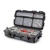 Nanuk 980 Waterproof Hard Case with 5-Pocket Lid Organizer and Padded Divider Black
