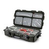Nanuk 980 Waterproof Hard Case with 5-Pocket Lid Organizer and Padded Divider Olive