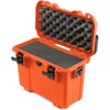 Nanuk T30 Top Loader Waterproof Hard Case with Cube Foam Insert, Orange Orange