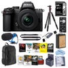 Nikon Z fc DX-Format Mirrorless Camera, Chalk Blue, with 16-50mm f/3.5-6.3 Lens, Bundle with Zoom-Mini TTL R2 Flash, 64GB Memory Card, Bag and 46mm Filter Kit Black