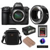 Nikon Z8 Mirrorless Camera, Bundle with FTZ II Mount Adapter, Alpine 140 Bag, 128GB Memory Card, EN-EL15c Battery Pack, Capture One Pro Camera Bundle Prepaid Subscription, iM30 Mini Flash Black