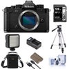 Nikon Z f Mirrorless Camera, Orange, Bundle with 128GB Memory Card, Shoulder Bag, EN-EL15c Battery, Smart Charger Plate, Smart Charger Base, W49 Light, Tripod Black