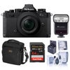 Nikon Z fc DX-Format Mirrorless Camera, Silver, Bundle with FTZ II Mount Adapter, 64GB Memory Card, Bag, Extra Battery, Charger Kit Black