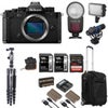 Nikon Z f Mirrorless Camera, Bundle with Roller Bag, Vanguard VEO 3 GO 235AB 23mm 5-Section Aluminum Travel Tripod with T-50 Ball Head, Zoom Li-on X R2 TTL Speedlight, 3x 128GB SDXC Memory Card Black