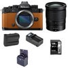Nikon Z f Mirrorless Camera, Orange with NIKKOR Z 24-70mm f/4 S Lens, Bundle with Battery, 128GB Memory Card and 72mm Filter Kit Orange