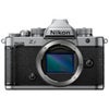 Nikon Z f Mirrorless Camera, Silver/Cognac Brown Silver