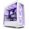 NZXT H7 Elite Premium Tempered Glass ATX Mid-Tower Computer Case White