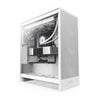 NZXT H7 Flow Tempered Glass ATX Mid-Tower Airflow Computer Case, 2024 White