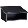 Oklahoma Sound 22 Tabletop Lectern, Black Black Wood