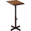 Oklahoma Sound Portable Presentation 70 Lectern Stand, Wild Cherry Oak