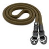 Owlkrown 30" Classic Round Rope Camera Strap with Polished Split Ring Safari