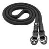 Owlkrown 30" Classic Round Rope Camera Strap with Polished Split Ring Stealth