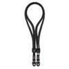 Owlkrown TrailFlex Adjustable Camera Strap with Polished Split Ring Black with Red Accent