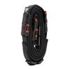 Owlkrown TrailFlex Adjustable SL Camera Strap with Webbing for Square Lug Black with Red Accent