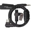 ON SET HEADSETS FilmPRO X Surveillance In-Line PTT Headset for Radio and Comtek or IFB Monitor Black