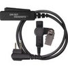 ON SET HEADSETS Shorty In-Line PTT Chest Pack Headset Black