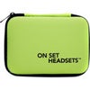 ON SET HEADSETS Travel Case for Headset Green