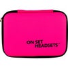 ON SET HEADSETS Travel Case for Headset Pink