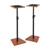 On-Stage SMS7500 Wood Stand for Studio Monitor, Pair Rosewood