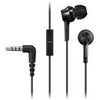 Panasonic RP-TCM115 Canal-Type In-Ear Headphones, Blue Black