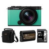 Panasonic LUMIX S9 Mirrorless Camera with LUMIX S 28-200mm f/4-7.1 MACRO O.I.S. Lens, Jet Black Mint Green