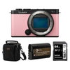 Panasonic LUMIX S9 Mirrorless Camera with LUMIX S 28-200mm f/4-7.1 MACRO O.I.S. Lens, Jet Black Pink