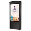 Peerless Dual-Sided Smart City Kiosk with 55" Displays Black