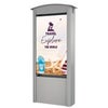 Peerless Dual-Sided Smart City Kiosk with 55" Displays Silver