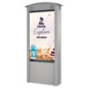 Peerless Dual-Sided Smart City Kiosk with 55" Displays Silver