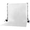Photoflex Solid Color Series 10x20' Dyed Muslin Background, Solid White Solid White