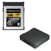 Prograde Digital Gold Series CFexpress Type-B 4.0 Memory Card Card with Reader